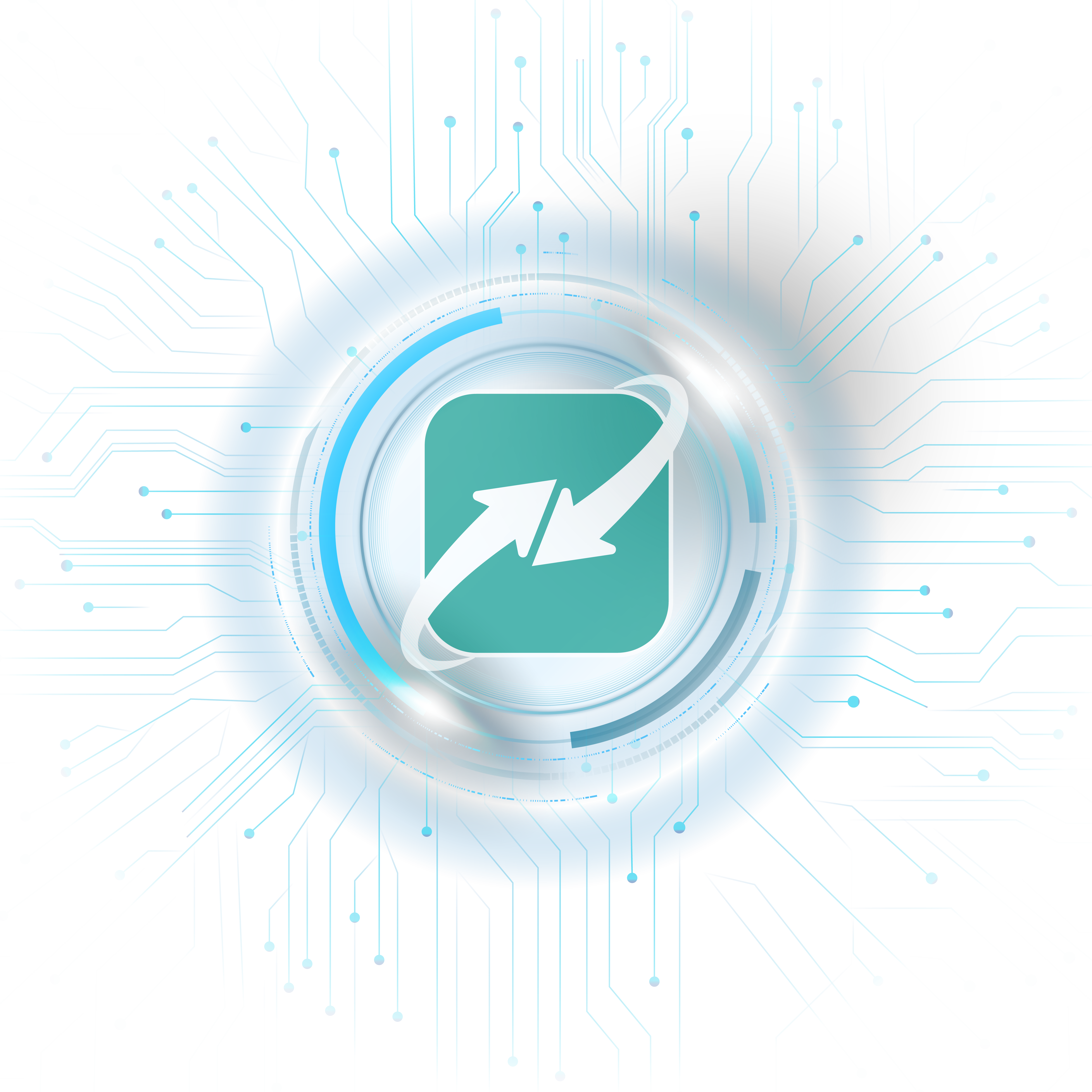 Ilustración de marketing digital o tecnología